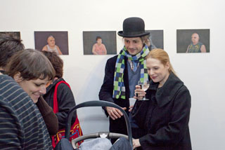 Eszter Szabó's exhibition opening